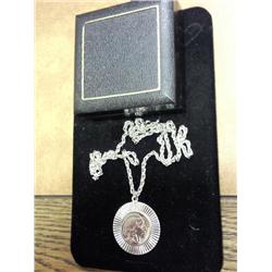 Buffalo Nickel Pendant With Box