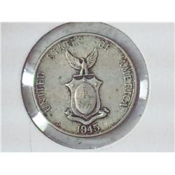 1945-D US/Philippines 10 Centavos (Silver)