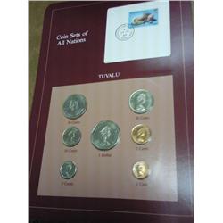 Tuvalu Coin And Stamp Set (UNC)