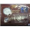 Image 1 : 1999 American Silver Ealge And Stamp (UNC)