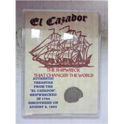 El Cazador Silver Shipwreck Coin