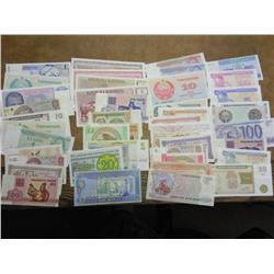 50 Different Bankl Notes (UNC) See Description