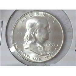 1953-D Franklin Half (UNC)