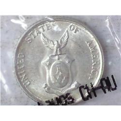 1945-D US/Philippines 20 Centavos Choice AU