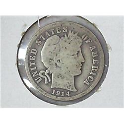 1914-D Barber Dime