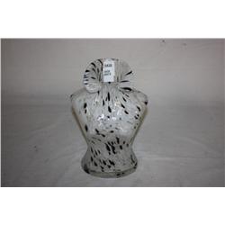Black & White Women Torso Glass Art