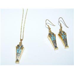 Mummy Pendant & Earrings