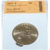 Image 1 : 2010 P Sacagawea Dollar SGS MS70