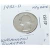 Image 1 : 1932-D Rare-Key Date Washington Quarter