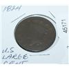 Image 1 : 1824 U.S. Large Cent