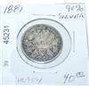 Image 1 : 1881 German Mark 90% Silver