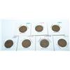Image 1 : Indian Head One Cent Coin - Lot of 7