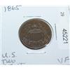 Image 1 : 1865 U.S. 2 Cent Coin - Very Fine Condition