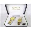 Image 1 : Set of His & Hers Geneva Watches