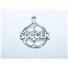 Image 1 : Sterling Silver Soccer Ball Charm