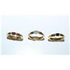 Image 1 : 18K Gold Over Sterling Gemstone Rings Times Money