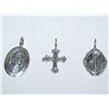 Image 1 : Sterling Silver Religious Charms - Lot of 3