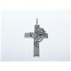 Image 1 : Sterling Silver Cross w/ Rose
