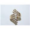 Image 1 : 1 1/4 ctw 10K Gold Diamond Ladies Cocktail Ring
