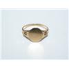 Image 1 : Italian Gold Signet Hand Made Ladies Ring