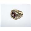 Image 3 : 10K American Bowling Congress Ruby & Diamonds Ring