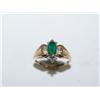 Image 1 : AAA Chatham Emerald & Diamonds Hand Made Ring