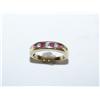 Image 1 : AAA Burmese Ruby & Diamonds Hand Made Wedding Band