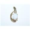 Image 1 : AAA Australian Opal & Diamonds Hand Made Pendant