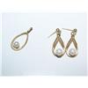 Image 1 : White Pearls Vintage Hand Made Pendant & Earrings