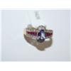 Image 2 : Tanzanite, Ruby, Diamond 14K Gold Ladies Ring