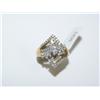 Image 1 : 1 1/4 ctw 10K Gold Diamond Ladies Cocktail Ring