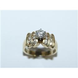 3/4Ctw Diamonds Engagement Hand Made Ladies Ring