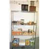 Image 1 : Misc. Rack of Dishware & House Hold Items
