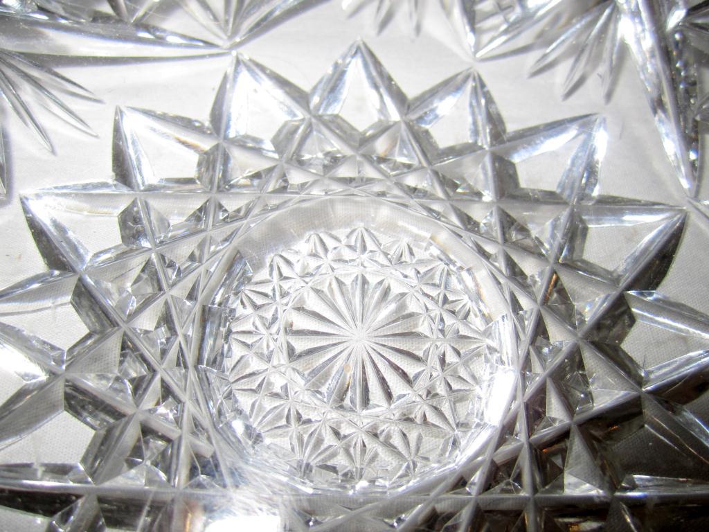 Deep Cut Crystal Bowl