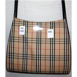 Burberry Beige w/ Designs Purse (Not Authenticated