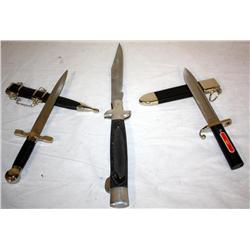 2 Dress Bayonets & 1 Huge Stiletto