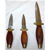 Image 2 : Lot of 3 Size Wooden Handle Daggers