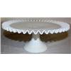 Image 1 : Fenton Milk Glass Cookie or Cake Tray