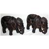 Image 1 : Set of 2 Matching Elephant Statues