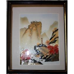 Framed Print Of Chinese Scene