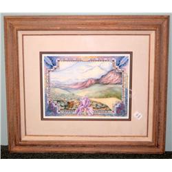 Signed and Numbered 32/1000 by A. Graham