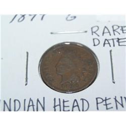 Rare Date 1899 Indian Head Penny (G)
