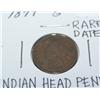 Image 1 : Rare Date 1899 Indian Head Penny (G)