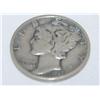 Image 1 : Key Date, Rare 1937-D Mercury Silver Dime