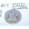 Image 1 : 1857 Seated Liberty Quarter