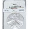 Image 1 : 2007 Eagle Silver $1 Coin - NGC MS 69