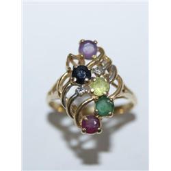 14K Yellow Gold Lady's Ring - 3.0 Grams