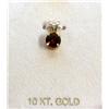 Image 1 : 10K Gold Garnet Pendant