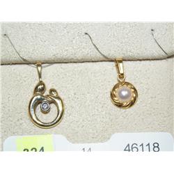 10K Gold Pendants - Times the Money