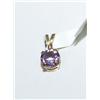 Image 1 : 10K Gold Amethyst Pendant